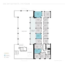 445-447 Sutter St, San Francisco, CA à louer Plan d’étage– Image 1 sur 1