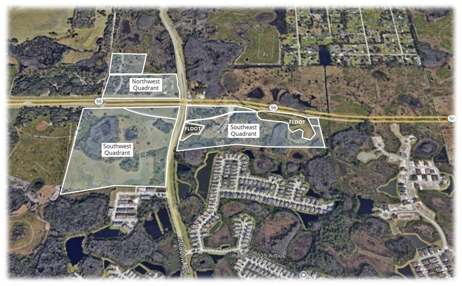 State Road 56 and Meadow Pointe Blvd. portefeuille de 2 biens à vendre sur LoopNet.fr - Aérien – Image 1 sur 2