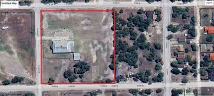 1111 E D Ave, Kingsville, TX - Vue aérienne  vue de carte