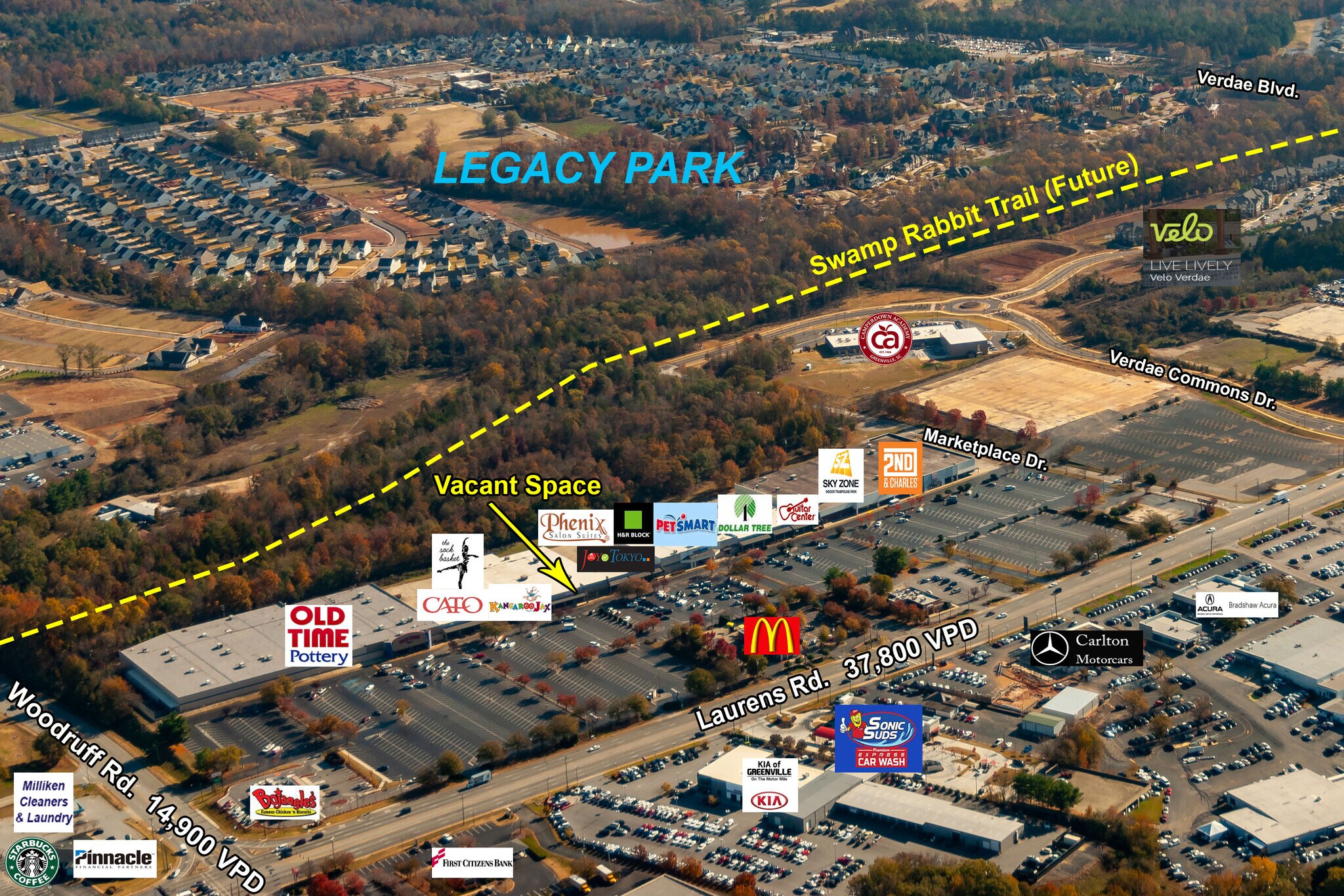 2425-2465 Laurens Rd, Greenville, SC à louer Photo de l’immeuble– Image 1 sur 7