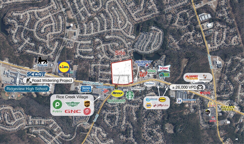4600 Hard Scrabble Rd, Columbia, SC à vendre - Photo de l’immeuble – Image 2 sur 2