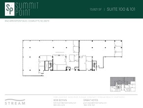 9140 Arrowpoint Blvd, Charlotte, NC à louer Plan d’étage– Image 1 sur 3