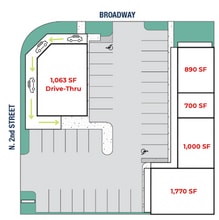 1305-1307 Broadway, El Cajon, CA à louer Plan de site– Image 1 sur 1