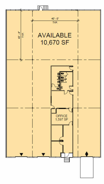 9101 Wall St, Austin, TX à louer Plan d’étage– Image 1 sur 4