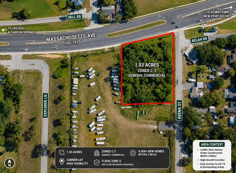 Massachusetts Ave, New Port Richey, FL à vendre - Photo de l’immeuble – Image 2 sur 7