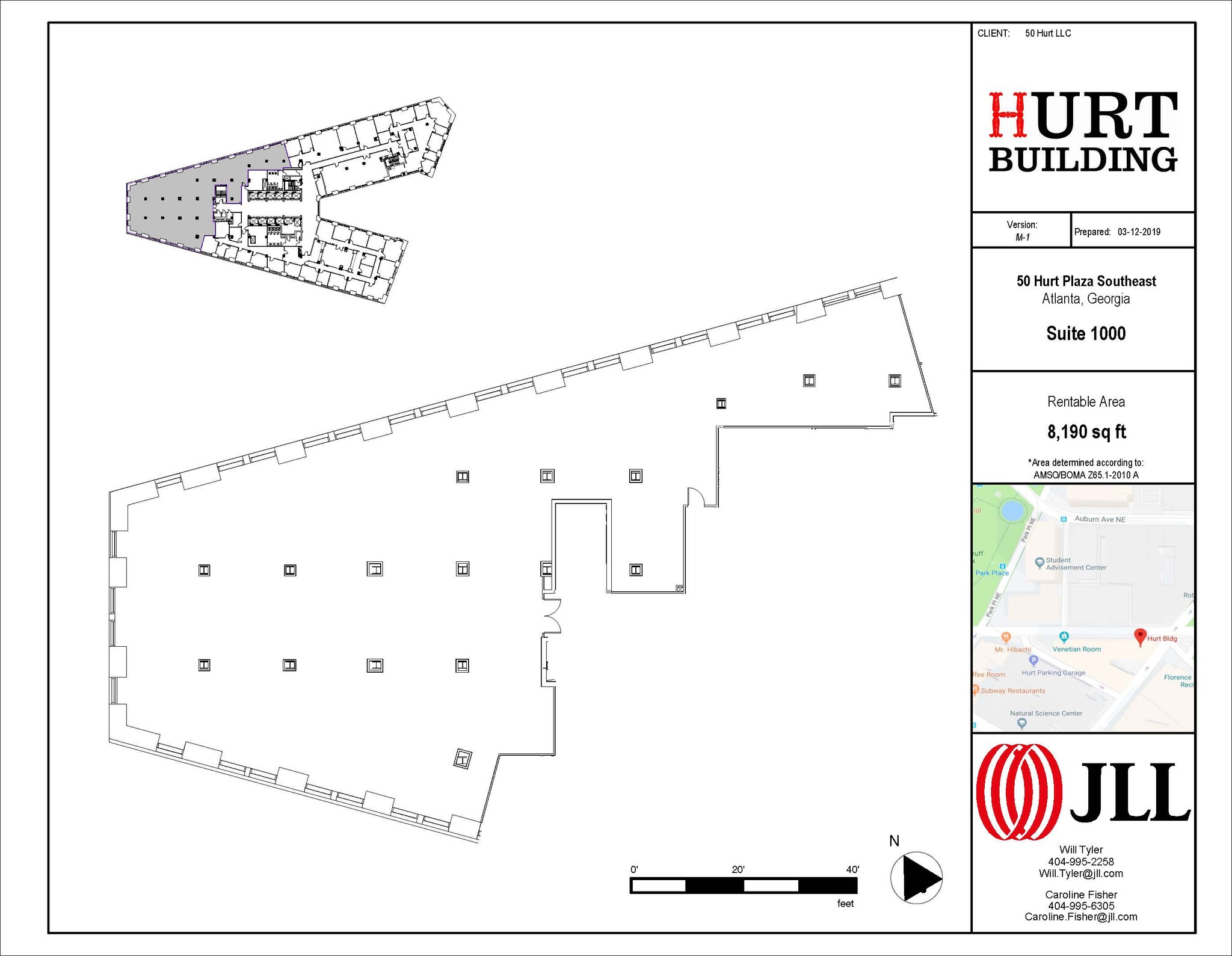 50 Hurt Plz SE, Atlanta, GA à louer Plan d’étage– Image 1 sur 1