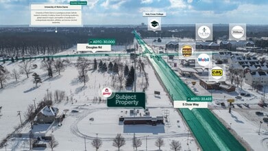 320 Dixie Way, South Bend, IN - Vue aérienne  vue de carte - Image1