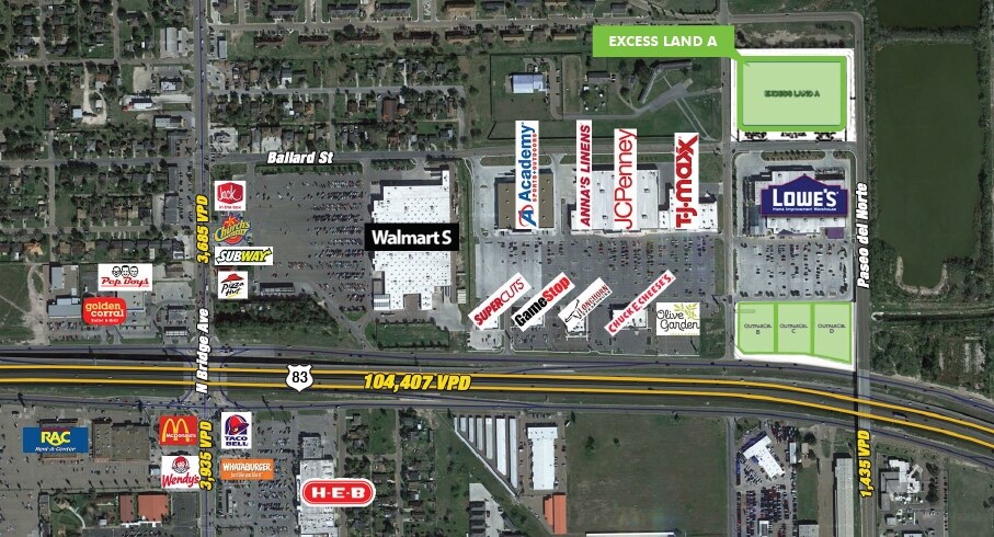1015 E Expressway 83, Weslaco, TX à vendre Photo principale– Image 1 sur 12