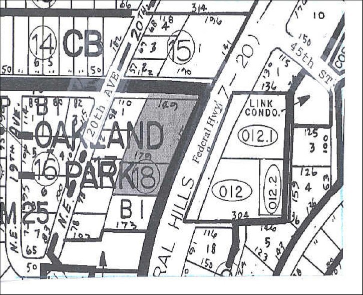 4391-4411 N Federal Hwy, Fort Lauderdale, FL à louer - Plan cadastral – Image 2 sur 7
