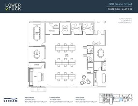 800 Gesco St, Charlotte, NC à louer Plan d’étage– Image 1 sur 1