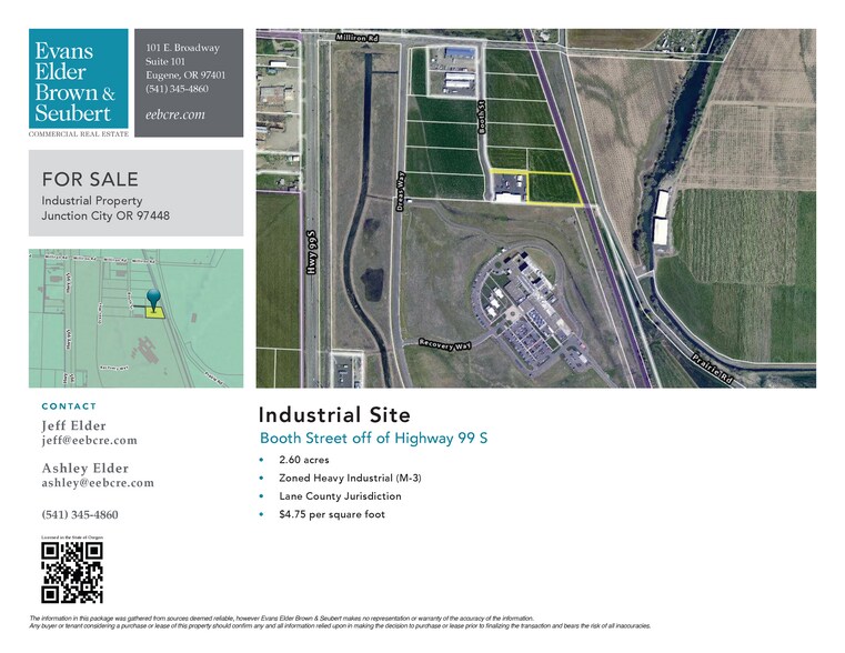 near Booth Street & Milliron Road, Junction City, OR à vendre - Photo de l’immeuble – Image 3 sur 5