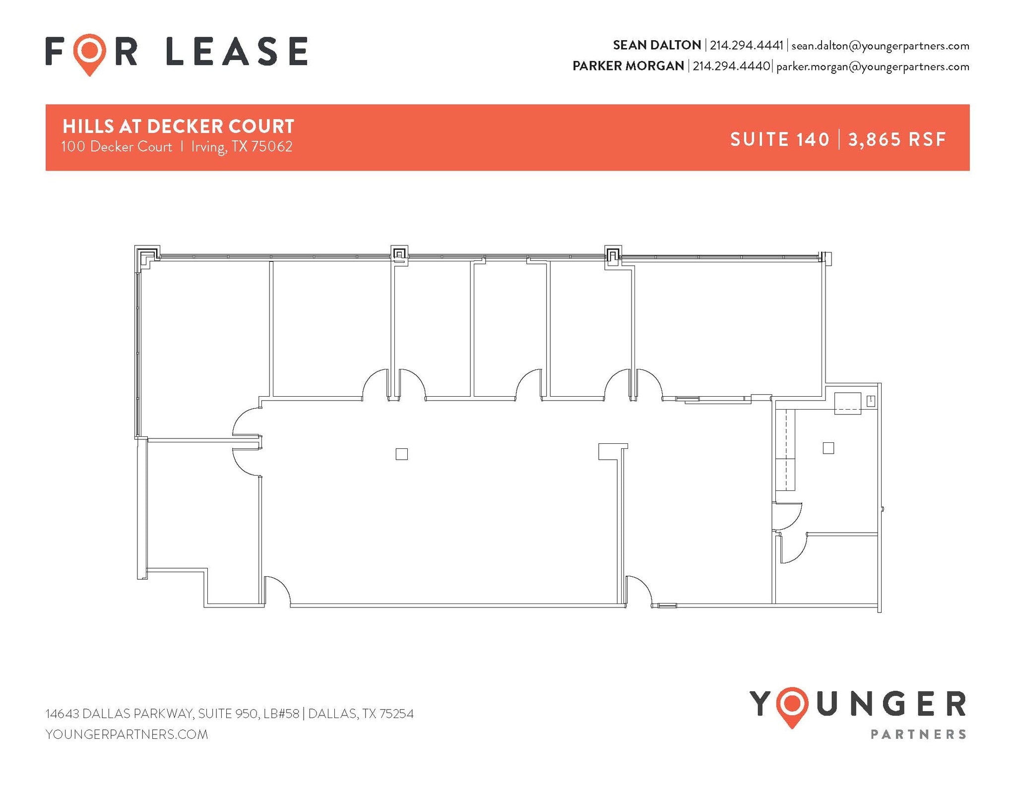 100 Decker Ct, Irving, TX à louer Plan d’étage– Image 1 sur 2