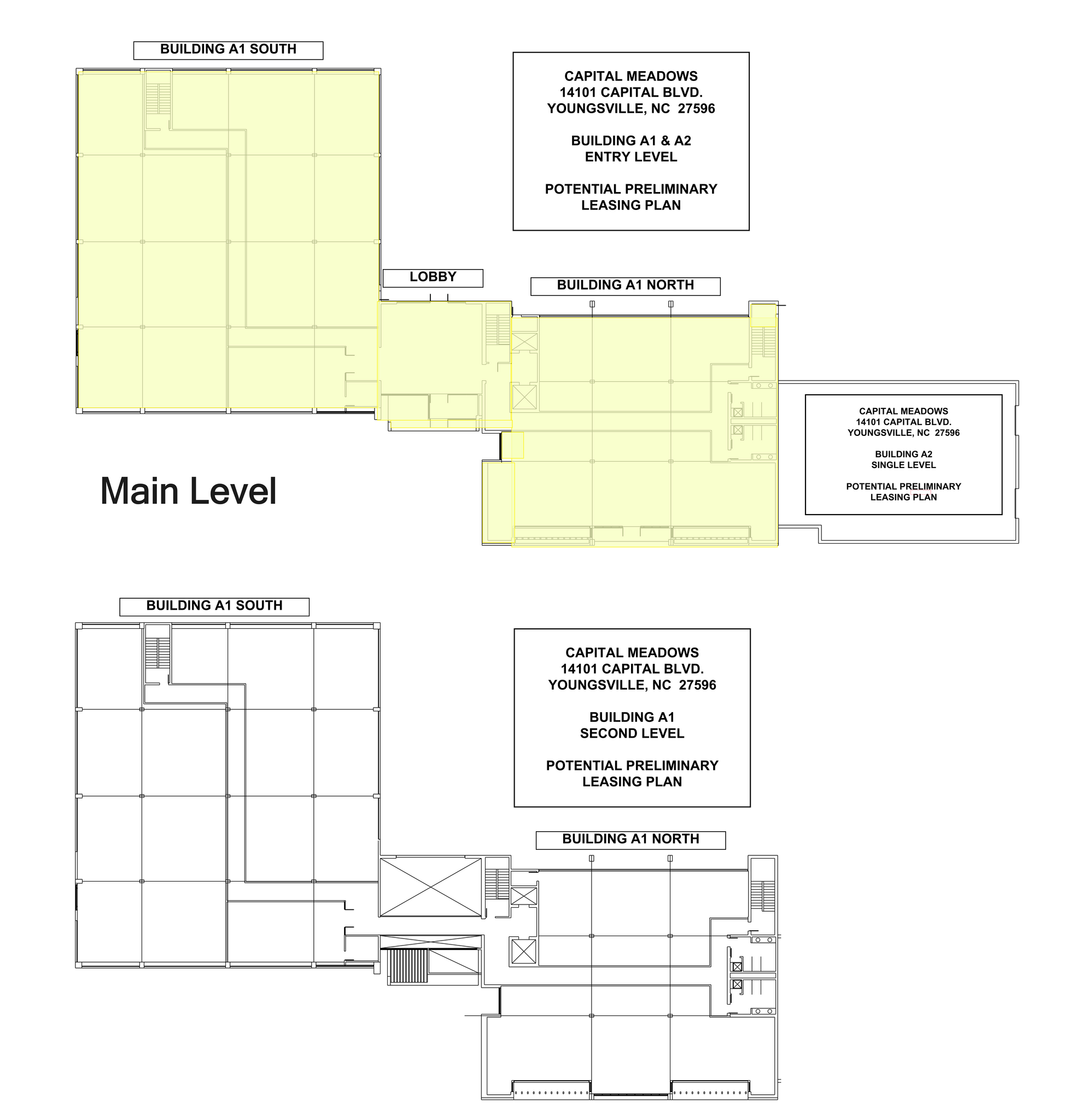 14100 Capital Blvd, Wake Forest, NC à louer Plan d’étage– Image 1 sur 3