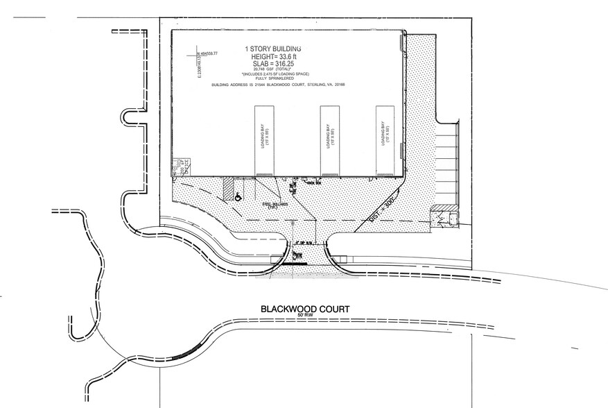 21544 Blackwood Ct, Sterling, VA à louer - Plan de site – Image 3 sur 3