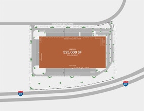 1405 Worldwide Blvd, Hebron, KY à louer Plan de site– Image 2 sur 2