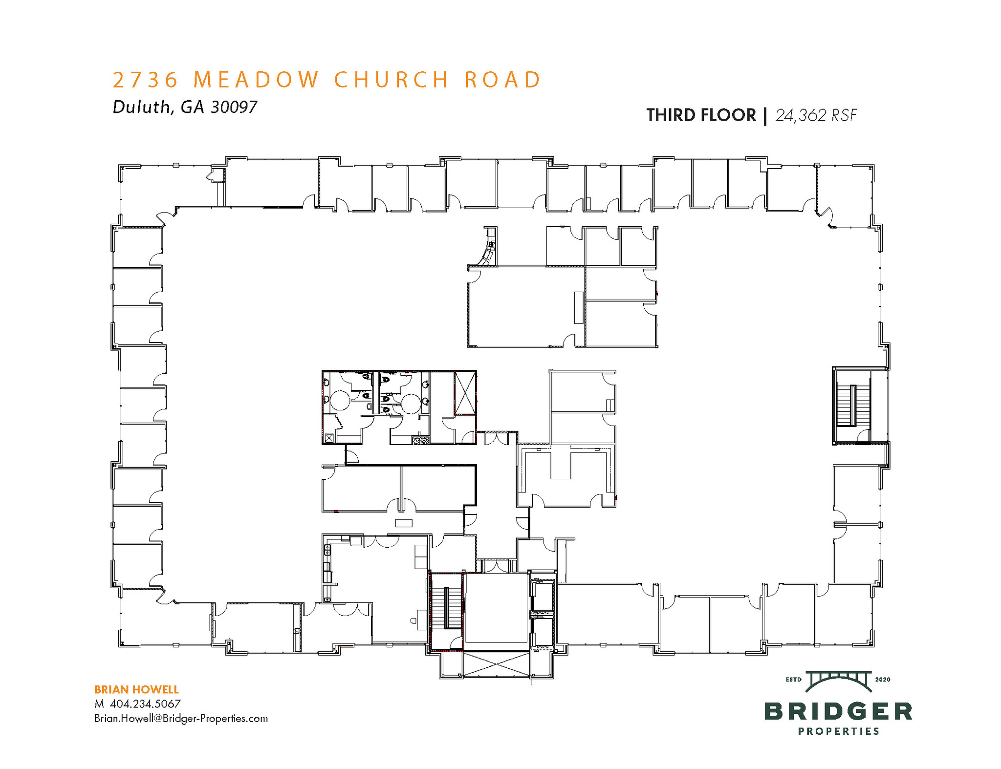 2736 Meadow Church Rd, Duluth, GA à louer Plan d’étage– Image 1 sur 1