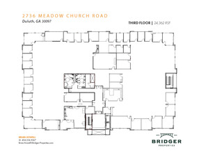 2736 Meadow Church Rd, Duluth, GA à louer Plan d’étage– Image 1 sur 1