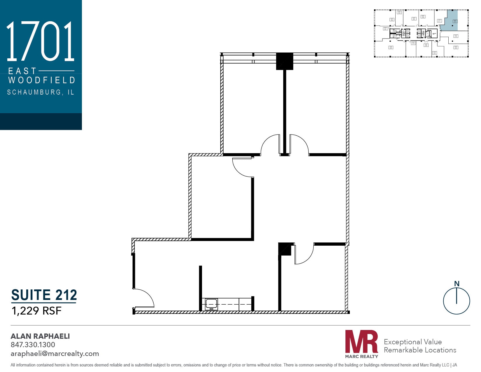 1701 E Woodfield Rd, Schaumburg, IL à louer Plan d’étage– Image 1 sur 1