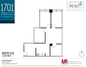 1701 E Woodfield Rd, Schaumburg, IL à louer Plan d’étage– Image 1 sur 1
