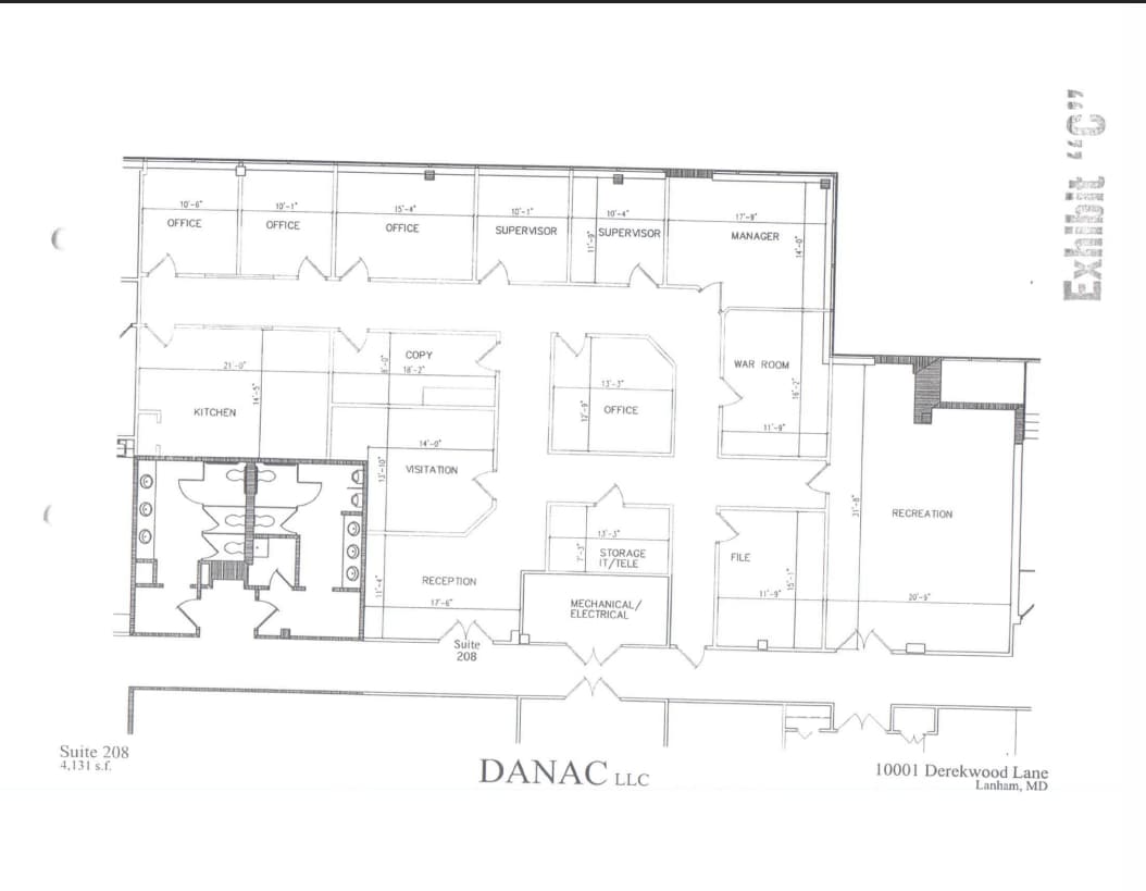 10001 Derekwood Ln, Lanham, MD à vendre Plan d’étage– Image 1 sur 1