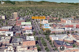 132-136 W Mountain Ave, Fort Collins, CO - Vue aérienne vue de carte