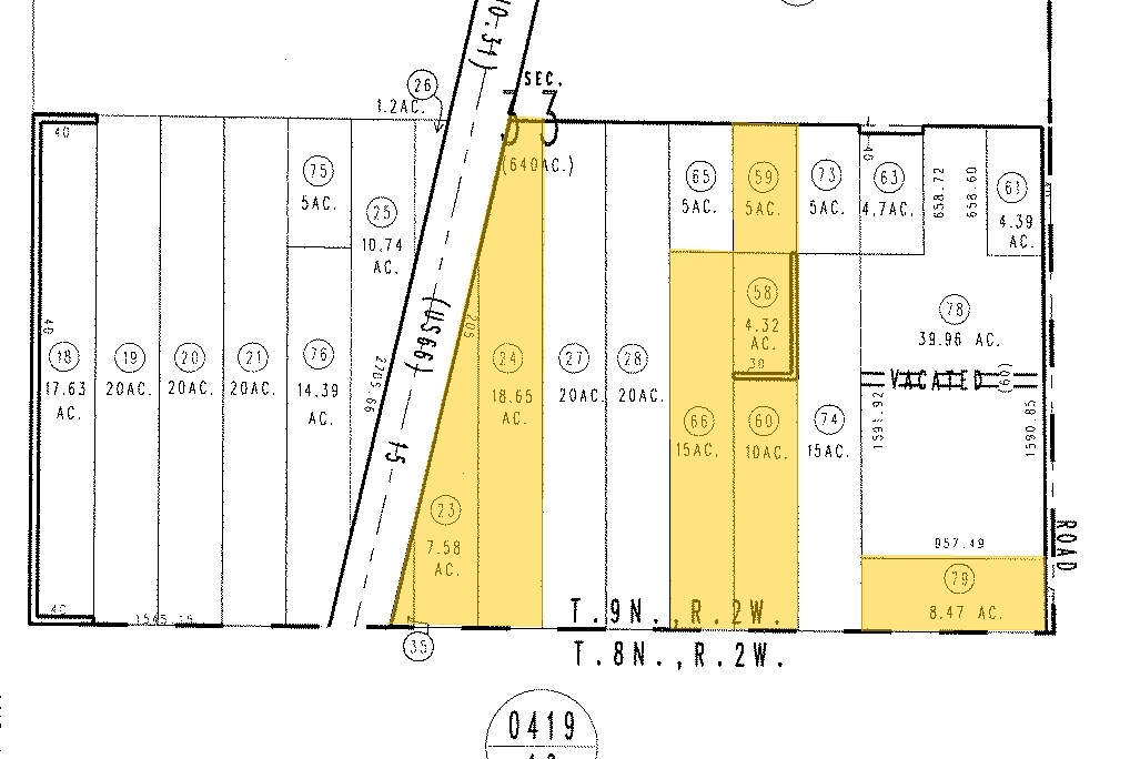 Arbuckle & Outlet Center, Barstow, CA à vendre Plan cadastral– Image 1 sur 2