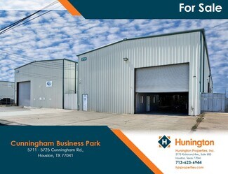 Plus de détails pour 5711 Cunningham Rd, Houston, TX - Industriel/Logistique à vendre