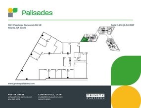 5901 Peachtree Dunwoody Rd NE, Atlanta, GA à louer Plan de site– Image 1 sur 1