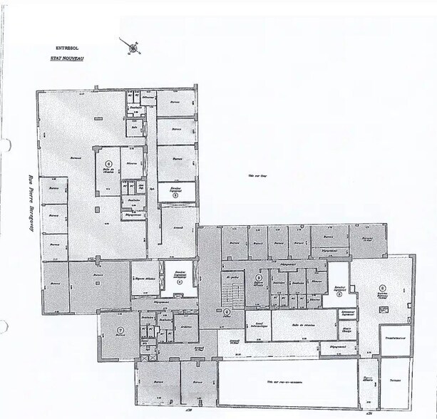 Bureau dans Clichy à vendre - Plan d’étage – Image 2 sur 4