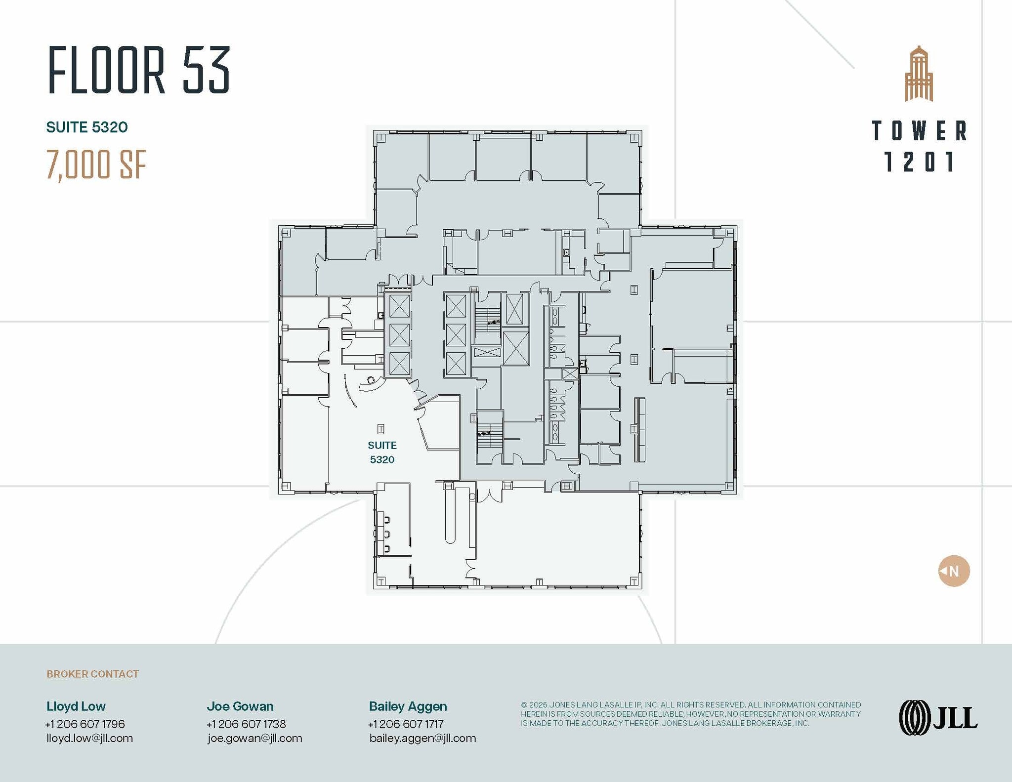 1201 3rd Ave, Seattle, WA à louer Plan d’étage– Image 1 sur 1