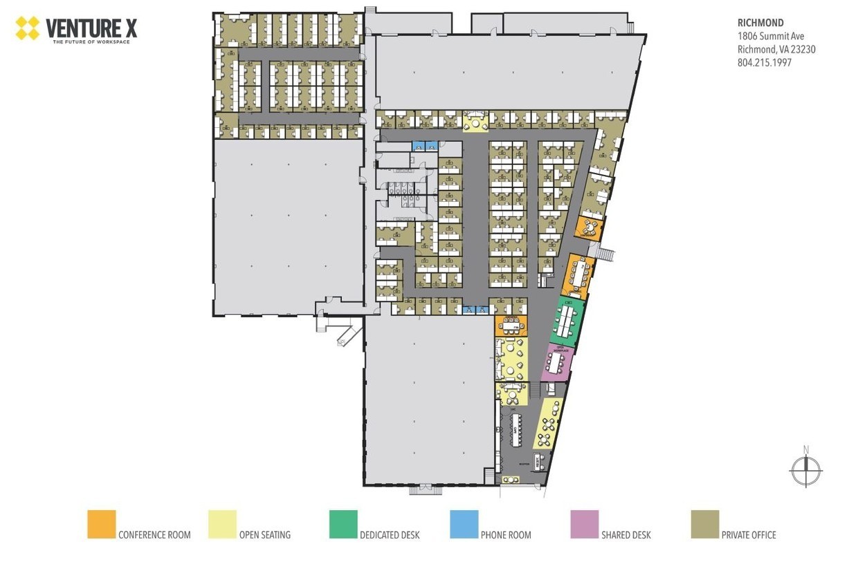 1806 Summit Ave, Richmond, VA à louer Plan d’étage– Image 1 sur 2