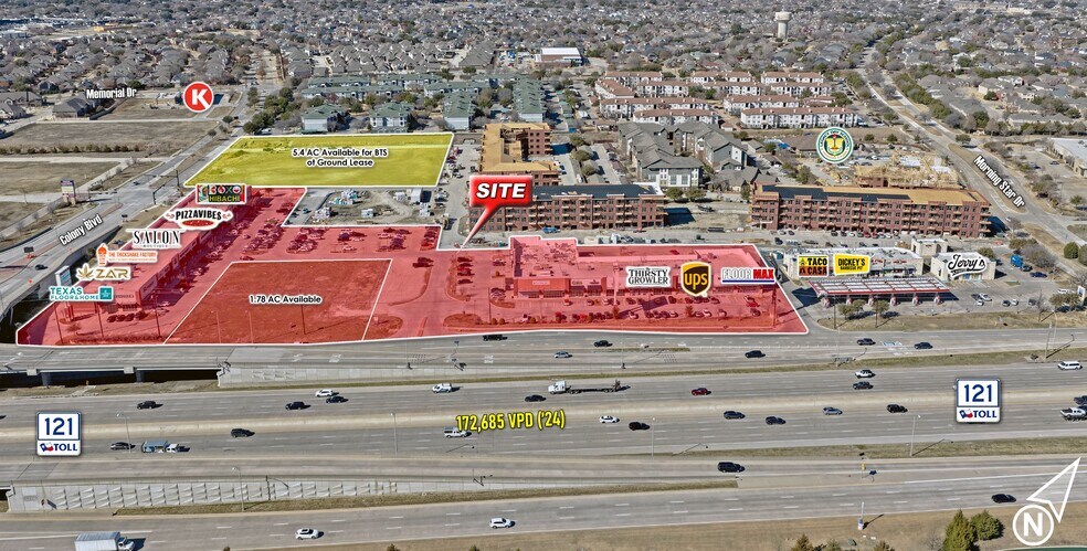 5620 S Colony Blvd, The Colony, TX à louer - Plan de site – Image 2 sur 2