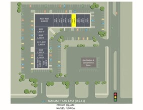 4101-4143 Tamiami Trl E, Naples, FL à louer Plan de site– Image 1 sur 1