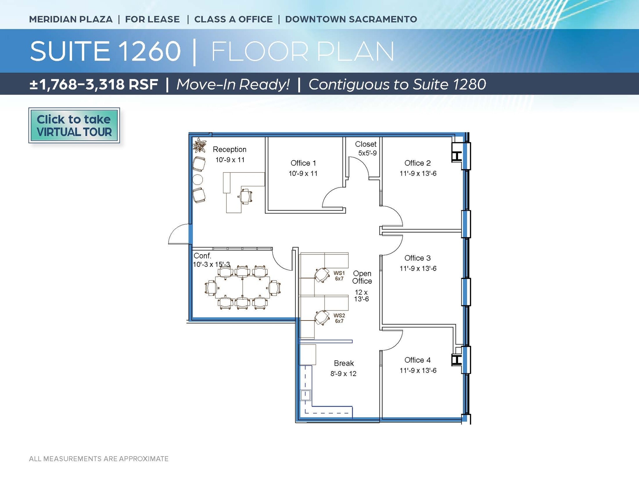 1415 L St, Sacramento, CA à louer Plan d’étage– Image 1 sur 2