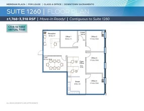1415 L St, Sacramento, CA à louer Plan d’étage– Image 1 sur 2