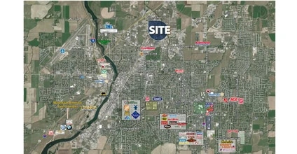 3018 & 3160 N Holmes Ave, Idaho Falls, ID - VUE AÉRIENNE  vue de carte