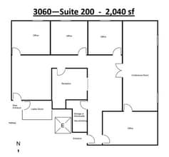 3060-3080 Ogden Ave, Lisle, IL à louer Plan d’étage– Image 1 sur 1