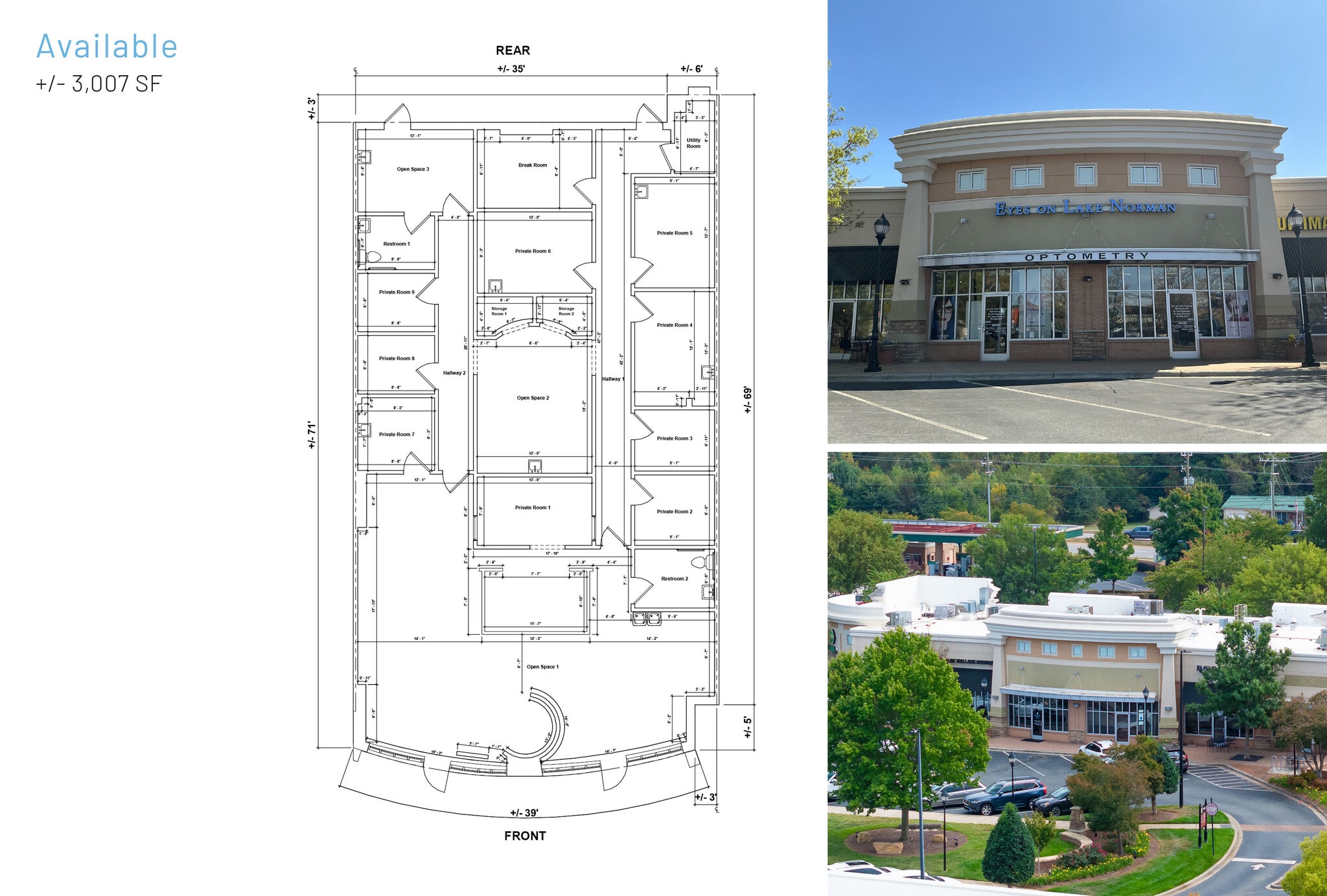 Brawley School Rd, Mooresville, NC à louer Plan d’étage– Image 1 sur 1