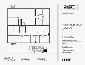 2625 Butterfield Rd, Oak Brook, IL à louer Plan d’étage– Image 2 sur 2