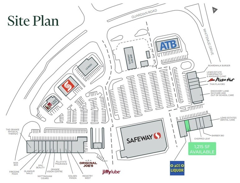 2544 Guardian Rd NW, Edmonton, AB à louer - Plan de site – Image 3 sur 3