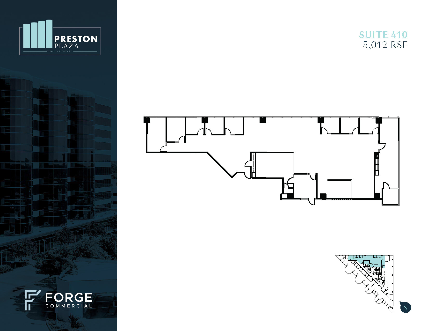 17950 Preston Rd, Dallas, TX à louer Plan d’étage– Image 1 sur 1
