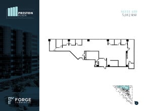 17950 Preston Rd, Dallas, TX à louer Plan d’étage– Image 1 sur 1