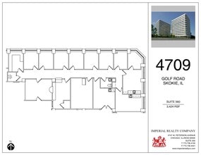 4709-4711 Golf Rd, Skokie, IL à louer Plan de site– Image 1 sur 13