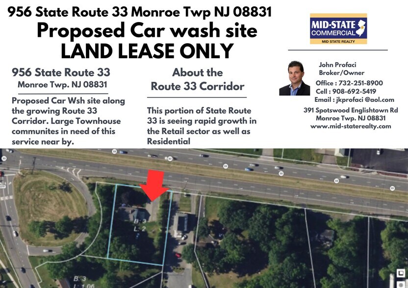 956 NJ-33, Monroe Township, NJ à louer - Photo principale – Image 1 sur 2