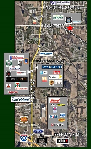 SWC Ruth Rd & Main St, Huntley, IL à vendre - Photo de l’immeuble – Image 2 sur 3
