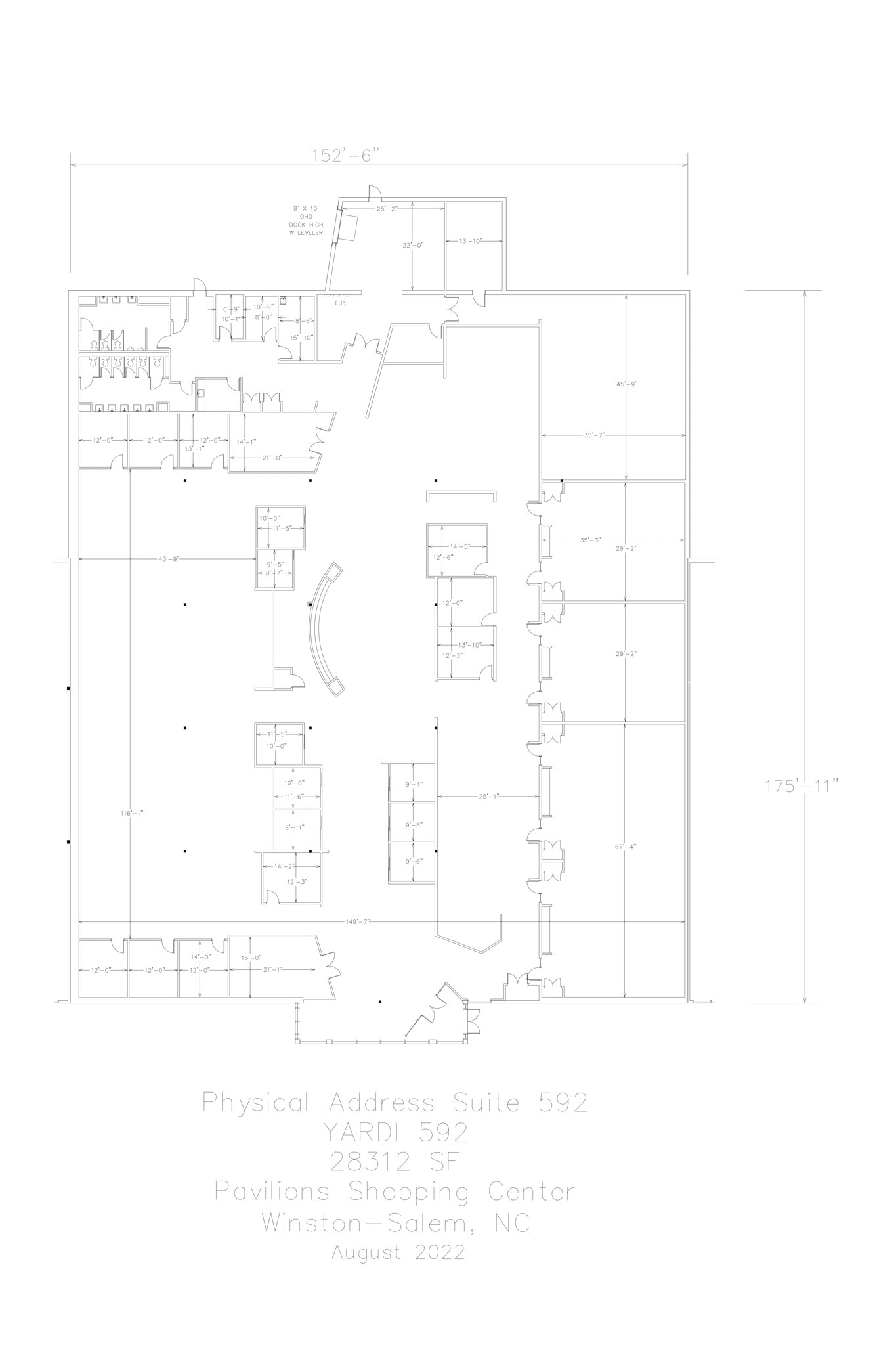 500-692 Hanes Mall Blvd, Winston-Salem, NC à louer Plan de site– Image 1 sur 28