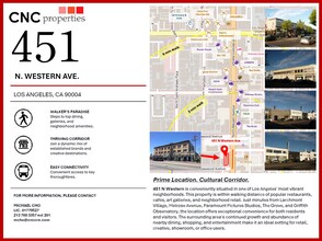 451-467 N Western Ave, Los Angeles, CA à louer Carte– Image 1 sur 1