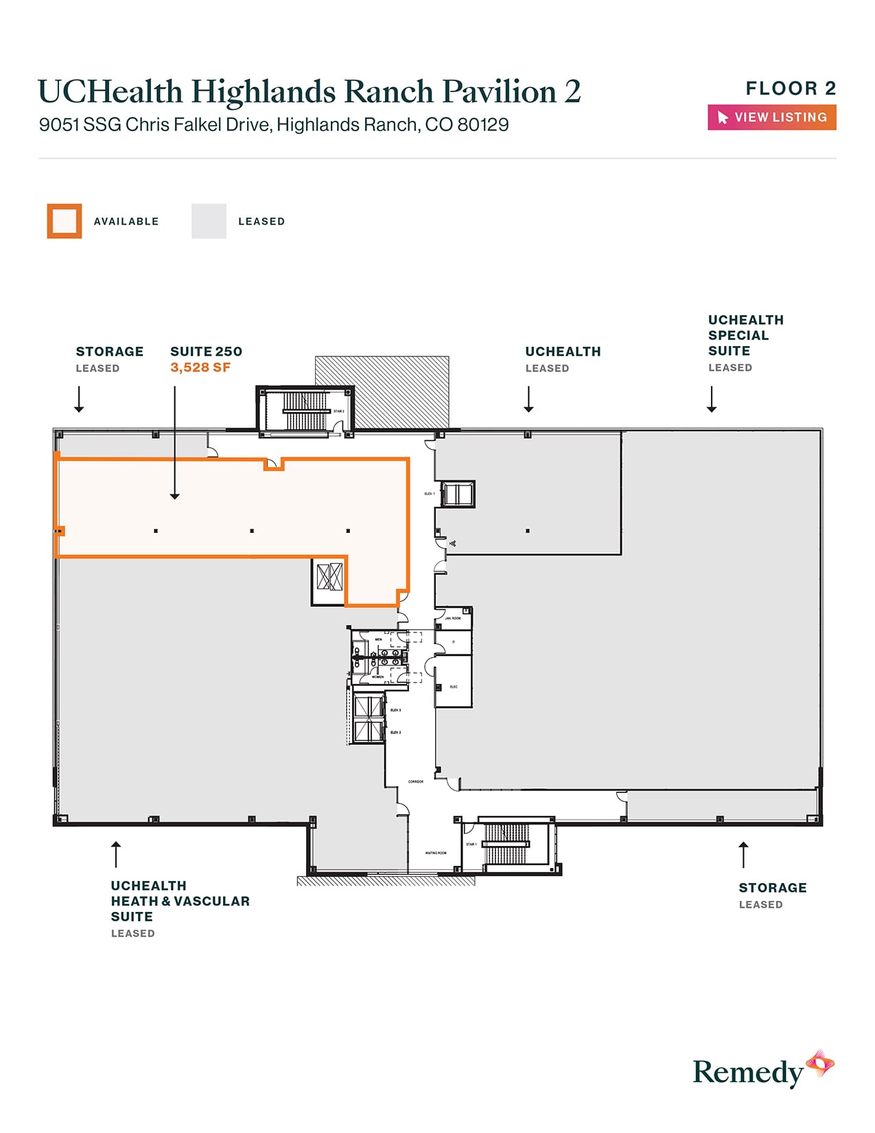 9051 SSG Chris Falkel Dr, Highlands Ranch, CO à louer Plan d’étage– Image 1 sur 1