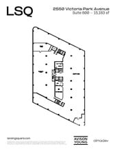2550 Victoria Park Ave, Toronto, ON à louer Plan d’étage– Image 1 sur 1