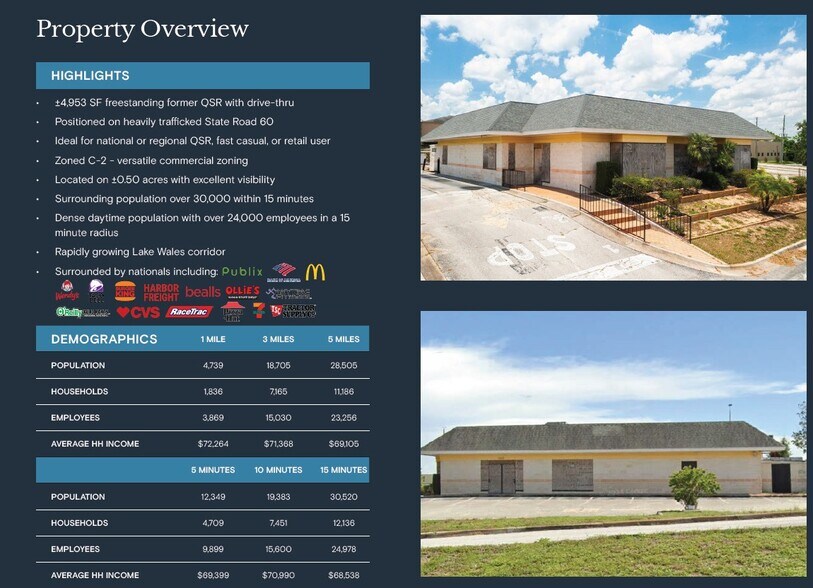 1110 State Road 60 E, Lake Wales, FL à louer - Photo de l’immeuble – Image 3 sur 6